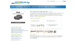 Desktop Screenshot of myflighttime.com